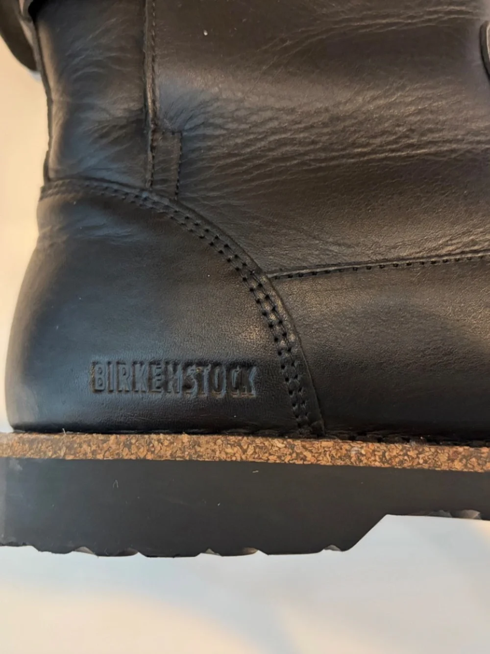 Birkenstock Uppsala Shearling Black Leather Boots - 40 EU (9 - 9.5 US)